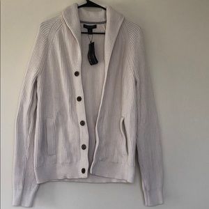 Banana Republic Supima Ribbed Shawl Cardigan